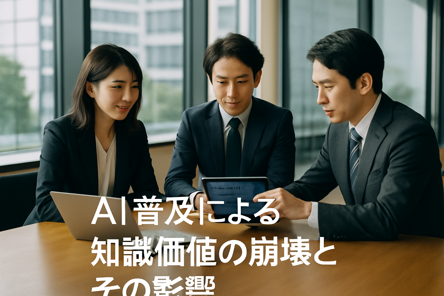AI普及による知識価値の崩壊とその影響